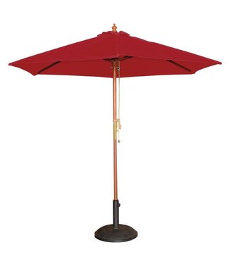 Parasol - rond 300cm - rood