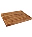 Houten steakplank - donker - 26x19cm