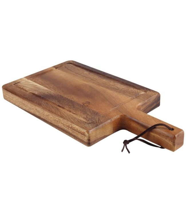 Houten steakplank - met greep - 250x175mm