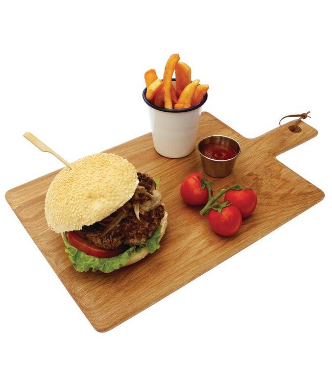 Houten serveerplank - rechthoekig - 260x350mm