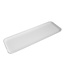 Serveerplateau - sterk melamine - 64,5cmx23cm - wit