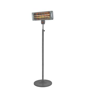 Terrasverwarmer - infrarood - 4 meter snoer - met standaard