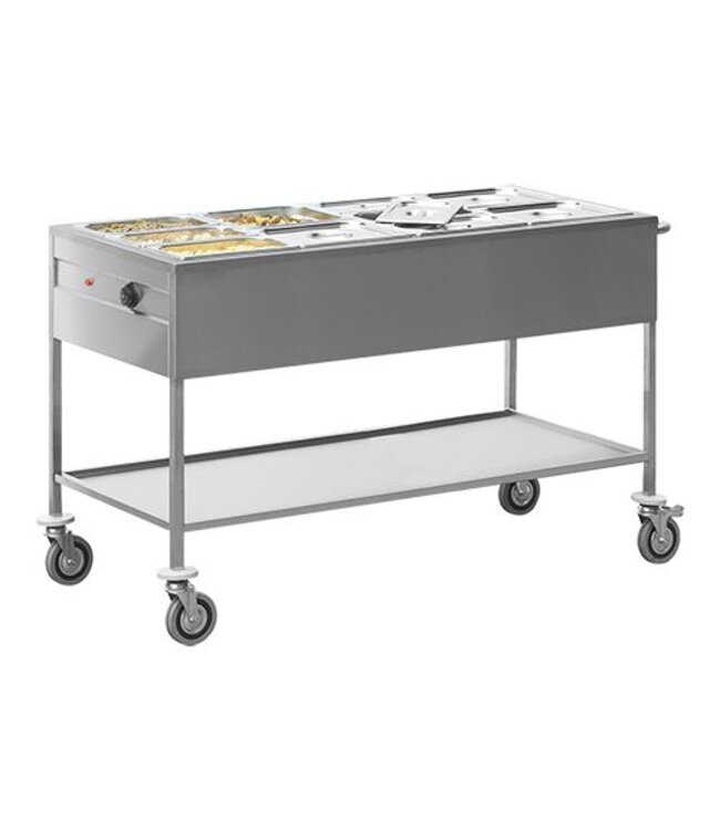 Max Pro Bain-marie wagen - Max Pro - 4/1GN 20cm