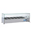 Cool head Opzetkoelvitrine met glasopzet | 4x 1/3GN | (B)120x(D)39,5x(H)44cm