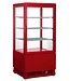 Saro Koelvitrine opzetmodel SC70 | rood | 70L | (H)88x(B)43x(D)38