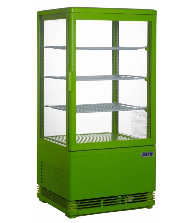 Saro Koelvitrine opzetmodel SC70 | groen | 70L | (H)88x(B)43x(D)38