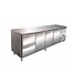 Saro Geforceerde koelwerkbank | Kylja 4110 TN | 3 deurs en 2 lades | (H)89/95x(B)223x(D)70