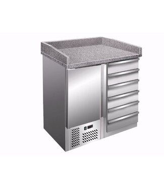 Saro Pizzawerkbank | PZ4001 | 1 deur en 6 lades 60x40cm | (H)102x(B)95,5x(D)70