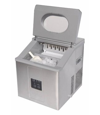 Saro IJsblokjesmachine EB15 | Handmatig water vullen | Holle ijsblokjes | 15kg/24u | 1,4kg bunker