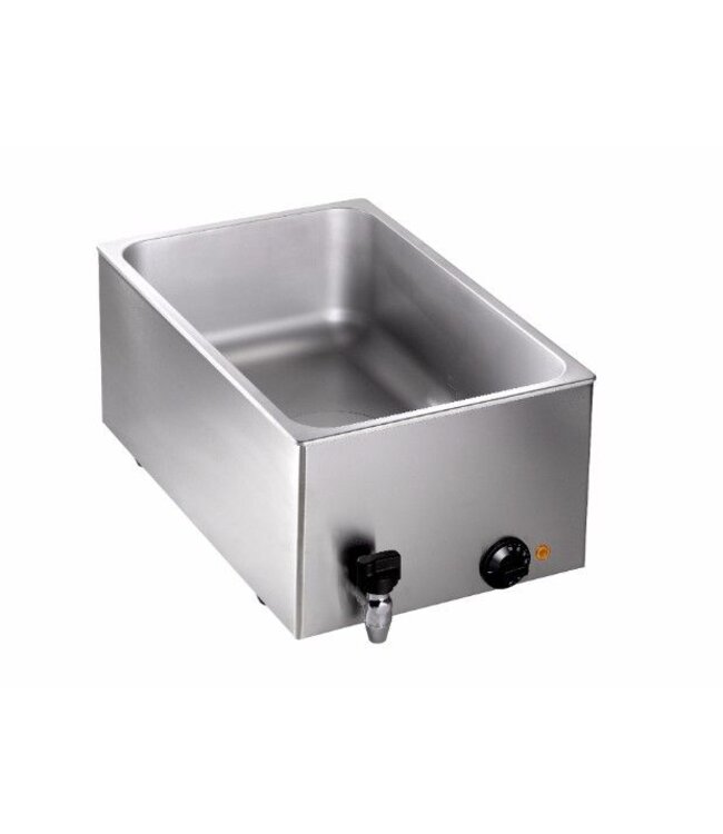 Bain marie BMH160 - 1/1GN 150mm - met tap