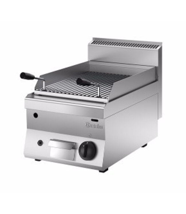 Bartscher Lavasteengrill Bartscher 650 snack - 40x65cm - propaan