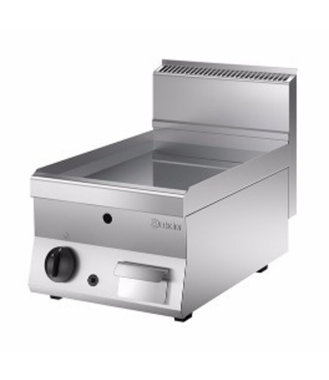 Gas grillplaat glad | Bartscher 650 snack | propaan | 6,5kW | (H)29,5x(B)40x(D)65