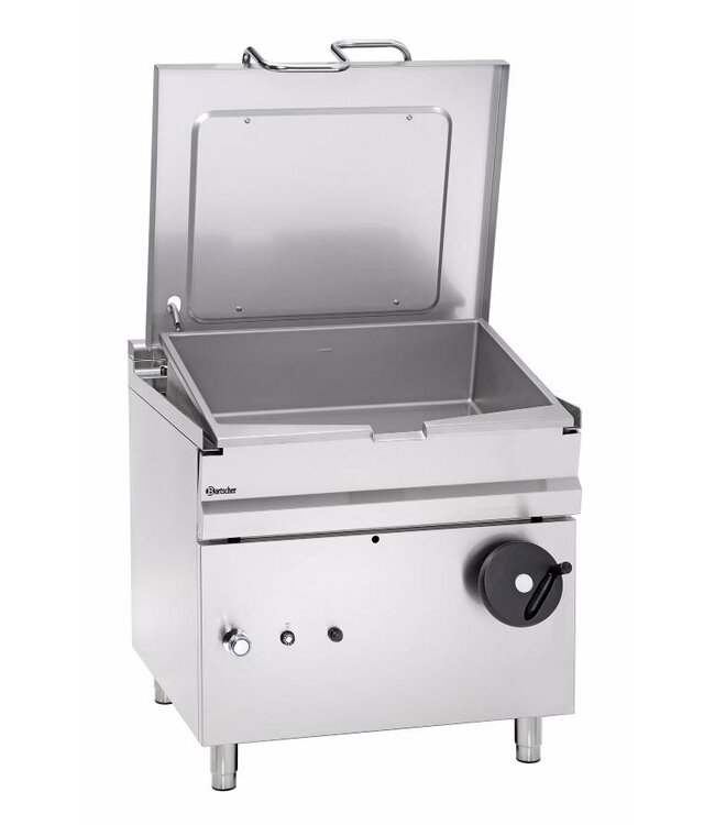 Gas kantelbare braadpan - 900 diep - 80L