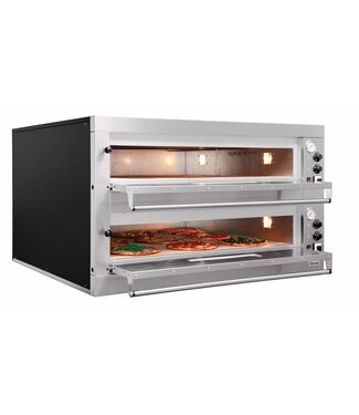 Bartscher Pizza oven ET 205 - 2x 9 pizza's tot Ø33cm