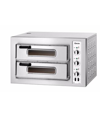 Bartscher Pizza oven NT 502 - 2x 4 pizza's tot Ø25cm