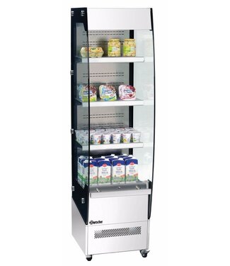 Bartscher Wandkoelvitrine Rimi | 4 schappen | 220L | (H)174,2x(B)49,4x(D)60