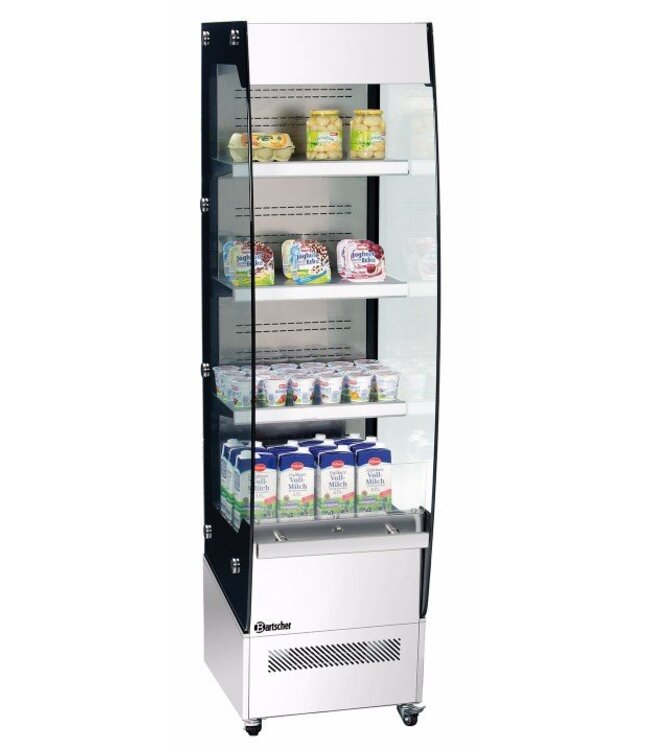 Wandkoelvitrine Rimi | 4 schappen | 220L | (H)174,2x(B)49,4x(D)60