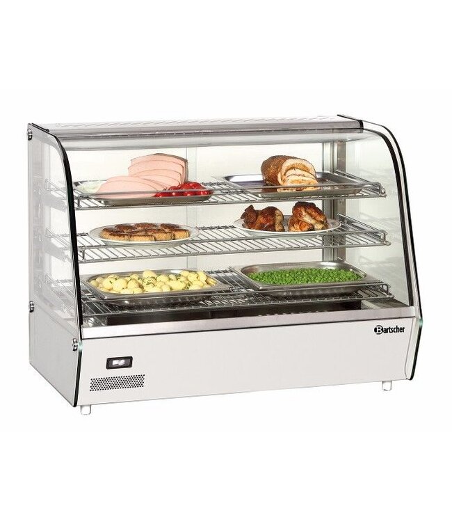 Warmhoudvitrine Deli Plus II | dubbele schuifruiten | 160L | (H)67x(B)86x(D)57