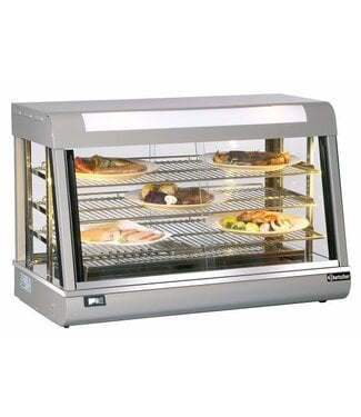 Bartscher Warmhoudvitrine Deli II | dubbele schuifruiten | 152L | (H)59x(B)90x(D)48