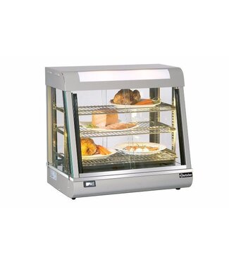 Bartscher Warmhoudvitrine Deli I | dubbele schuifruiten | 100L | (H)65,5x(B)66x(D)43,7