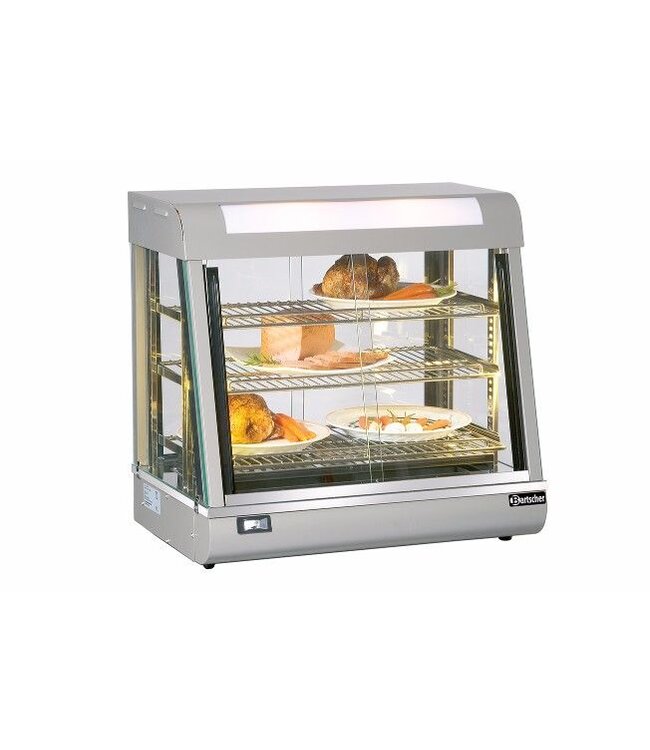 Warmhoudvitrine Deli I | dubbele schuifruiten | 100L | (H)65,5x(B)66x(D)43,7