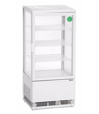 Bartscher Mini koelvitrine Bartscher | wit | 78L | (H)96x(B)42,5x(D)38