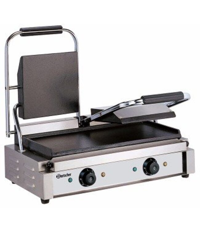 Contactgrill Bartscher | dubbel | glad | 3,6kW | (H)21x(B)57x(D)39,5