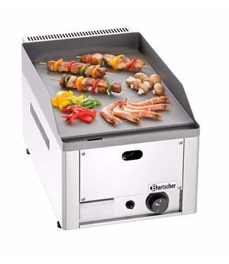 Bartscher Gas grillplaat GDP 320G | smal | glad | aardgas | 4kW | (H)31x(B)32,5x(D)58