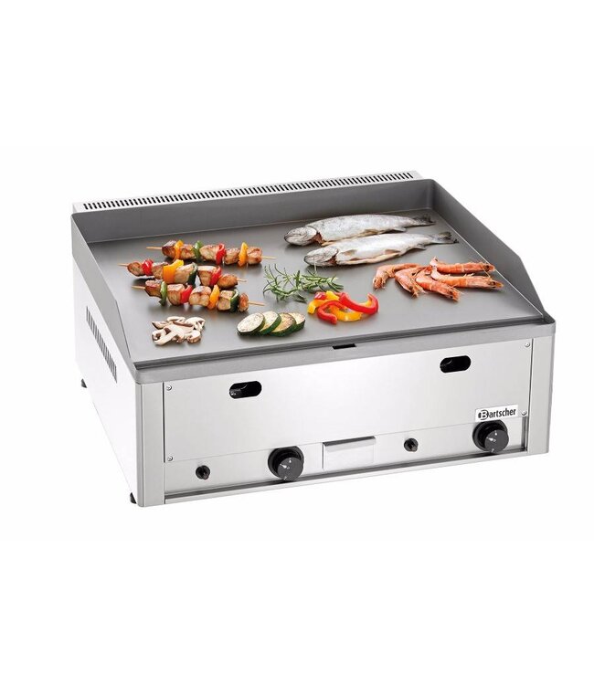 Gas grillplaat GDP 650G | breed | glad | aardgas | 8kW | (H)31x(B)66x(D)60