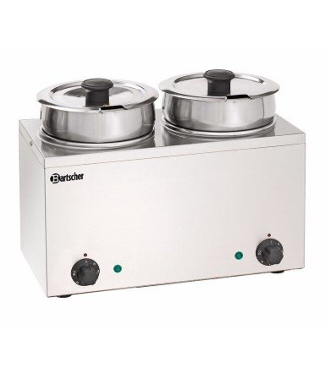 Bain marie - ronde potten - 2x 3,5L