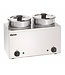 Bartscher Bain marie - ronde potten - 2x 3,5L