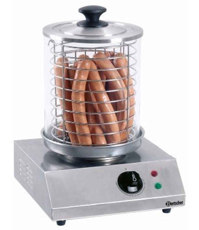 Hotdog koker - Ø200mm - hoogte 240mm - vierkante basis