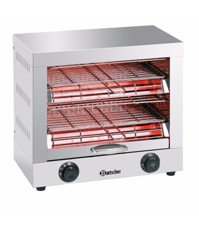 Quartz toaster gratineeroven - dubbel