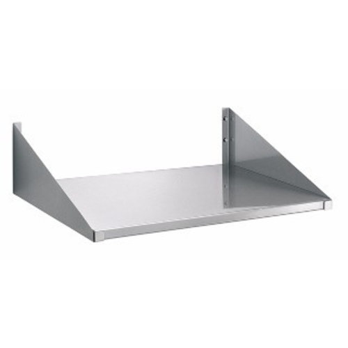 wazig Weekendtas Huichelaar Magnetron wandplank RVS - tot 40kg - 520x400mm - HorecaRama