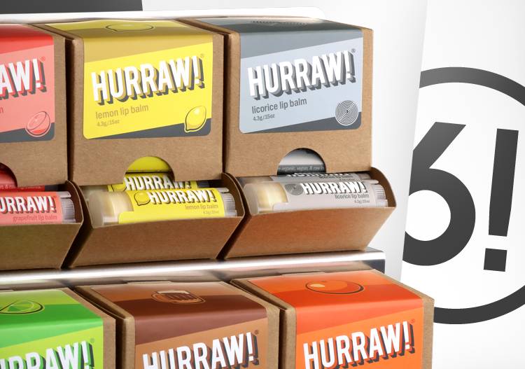 Hurraw! Display (6 Box) Recycled Aluminum Stand