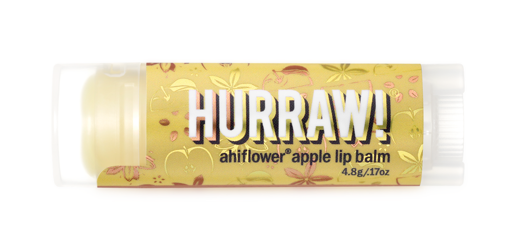 Hurraw! Ahiflower Apple Lip Balm