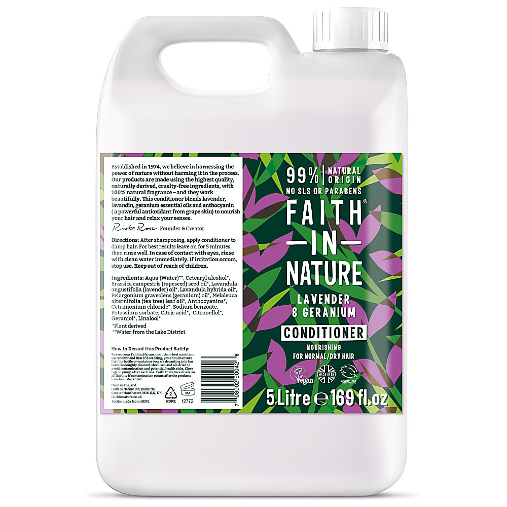 Faith in Nature Lavendel & Geranium Conditioner - 5L