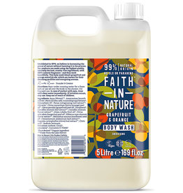 Faith in Nature Grapefruit & Sinaasappel Bad-en Douchegel 5L