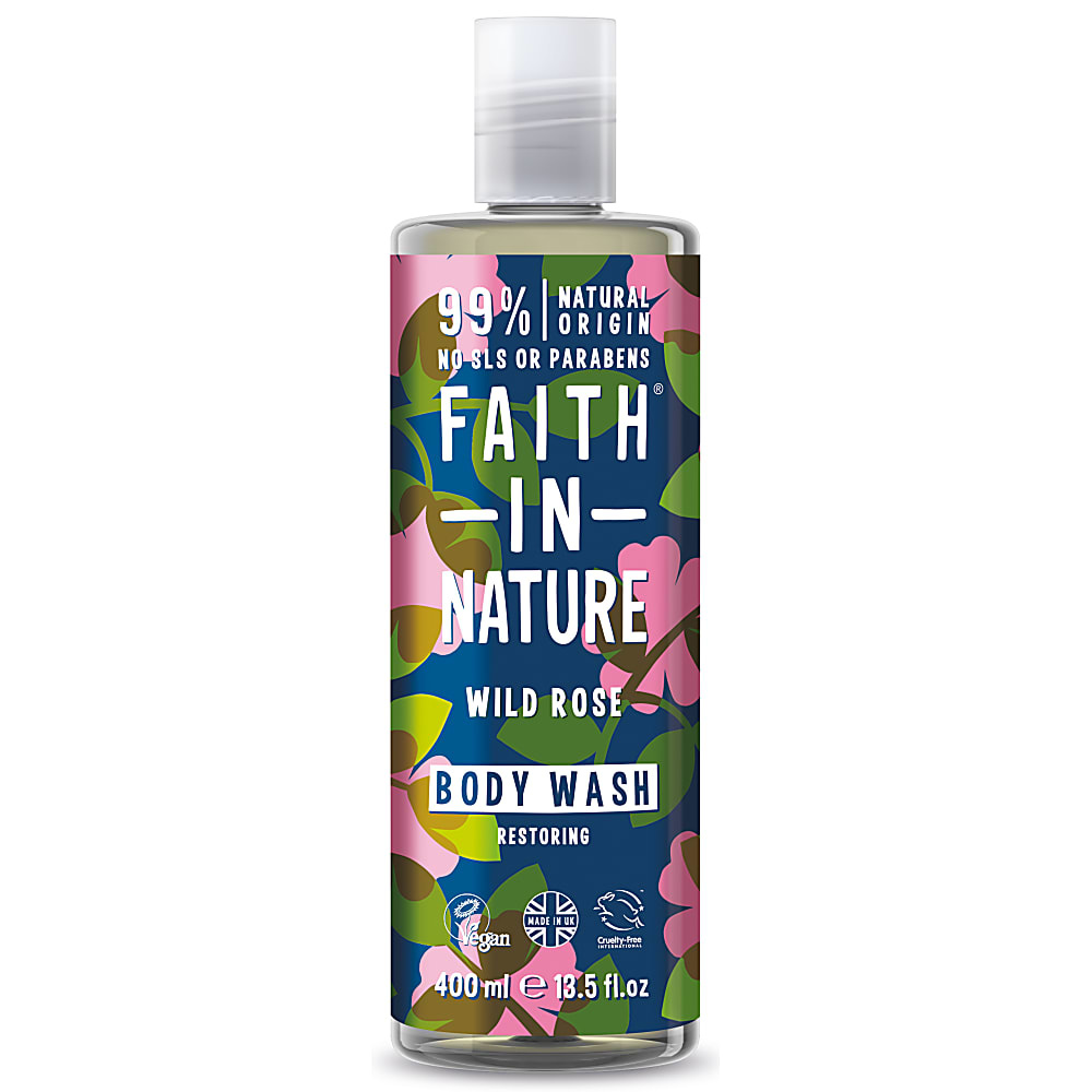 Faith in Nature Wild Rose Bad - en Douchegel