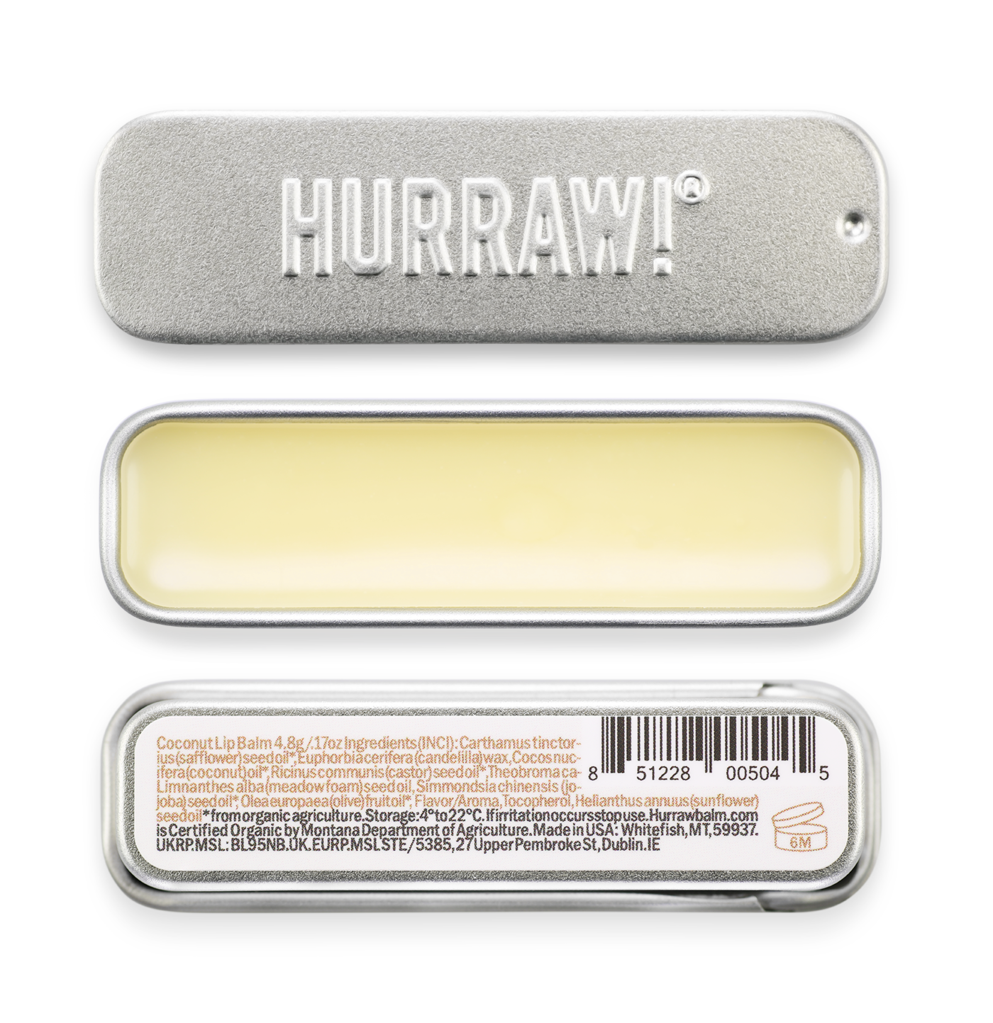 Hurraw! Coconut - Slim Slider Tin