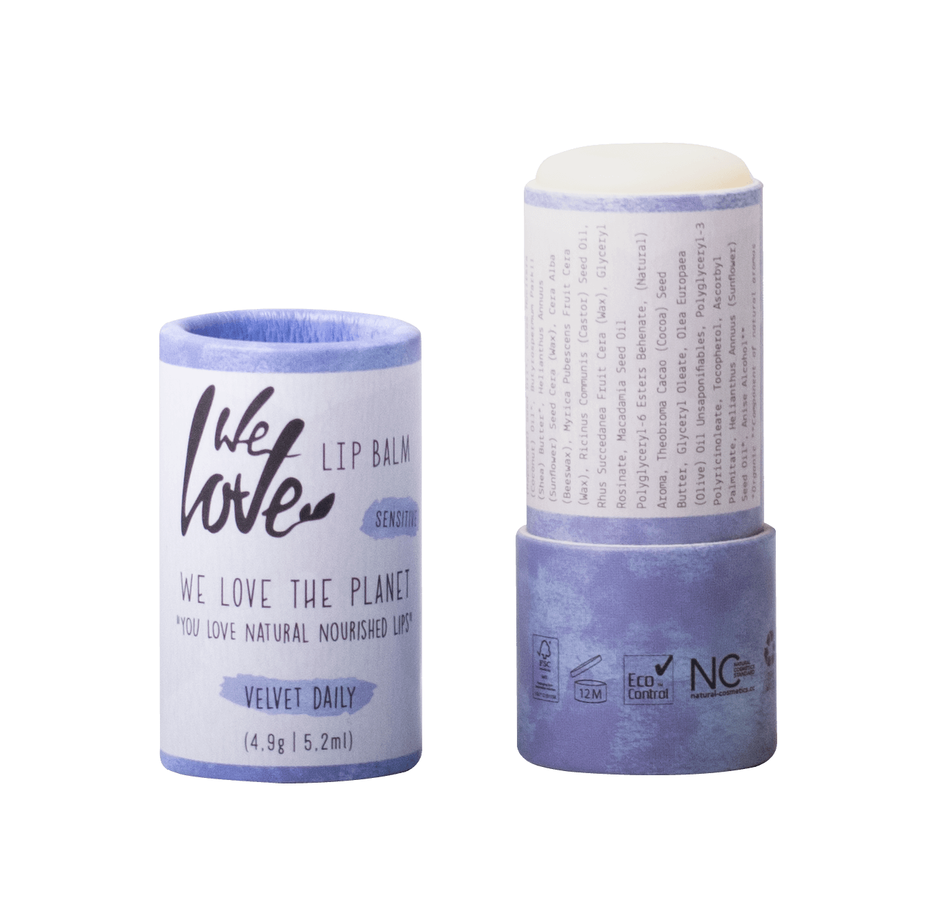 We Love The Planet Natuurlijke Lip Balm Velvet Daily