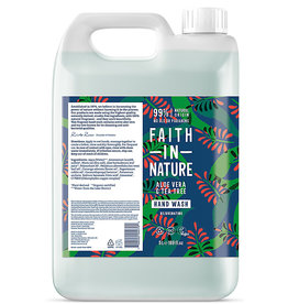 Faith in Nature Hand wash Aloë Vera & Tea - 5L