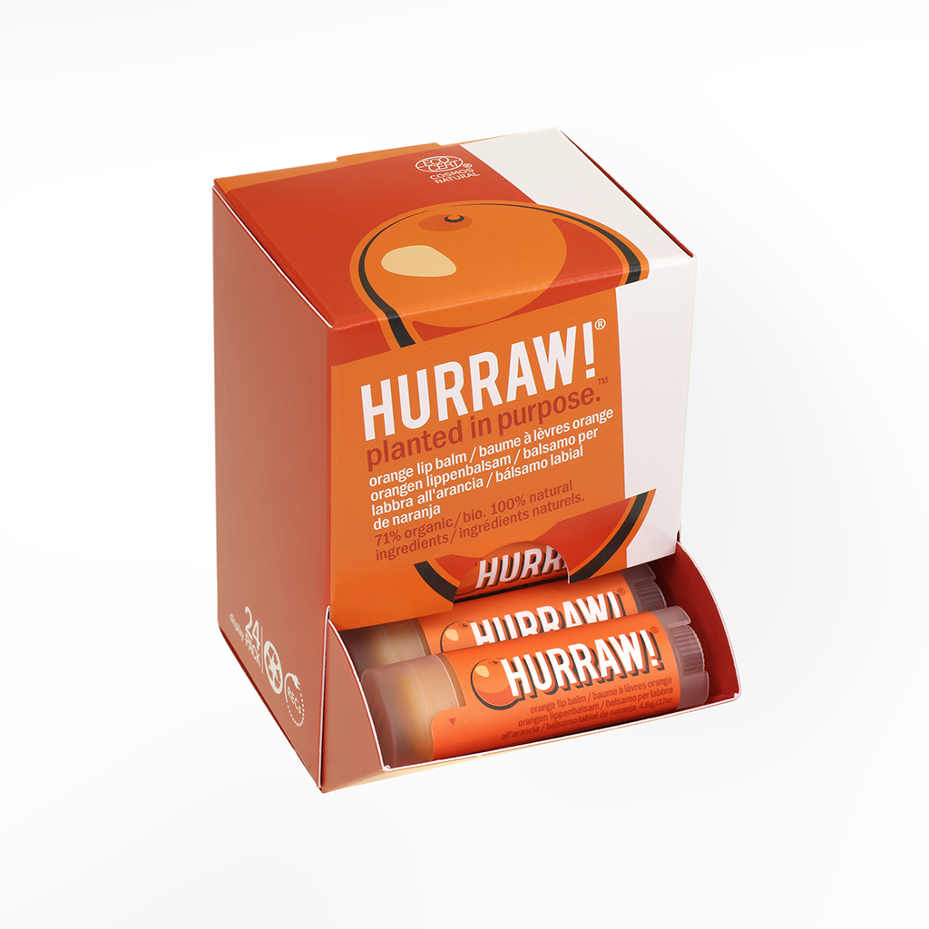 Hurraw! Orange Lip Balm