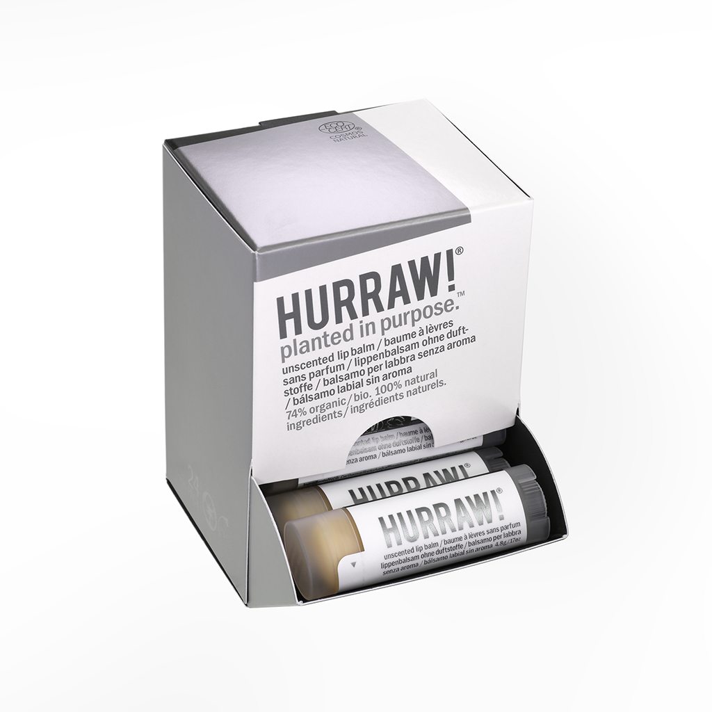 Hurraw! Unscented Lip Balm