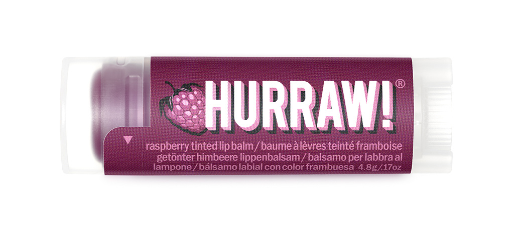 Hurraw! Raspberry Tinted lippenbalsem