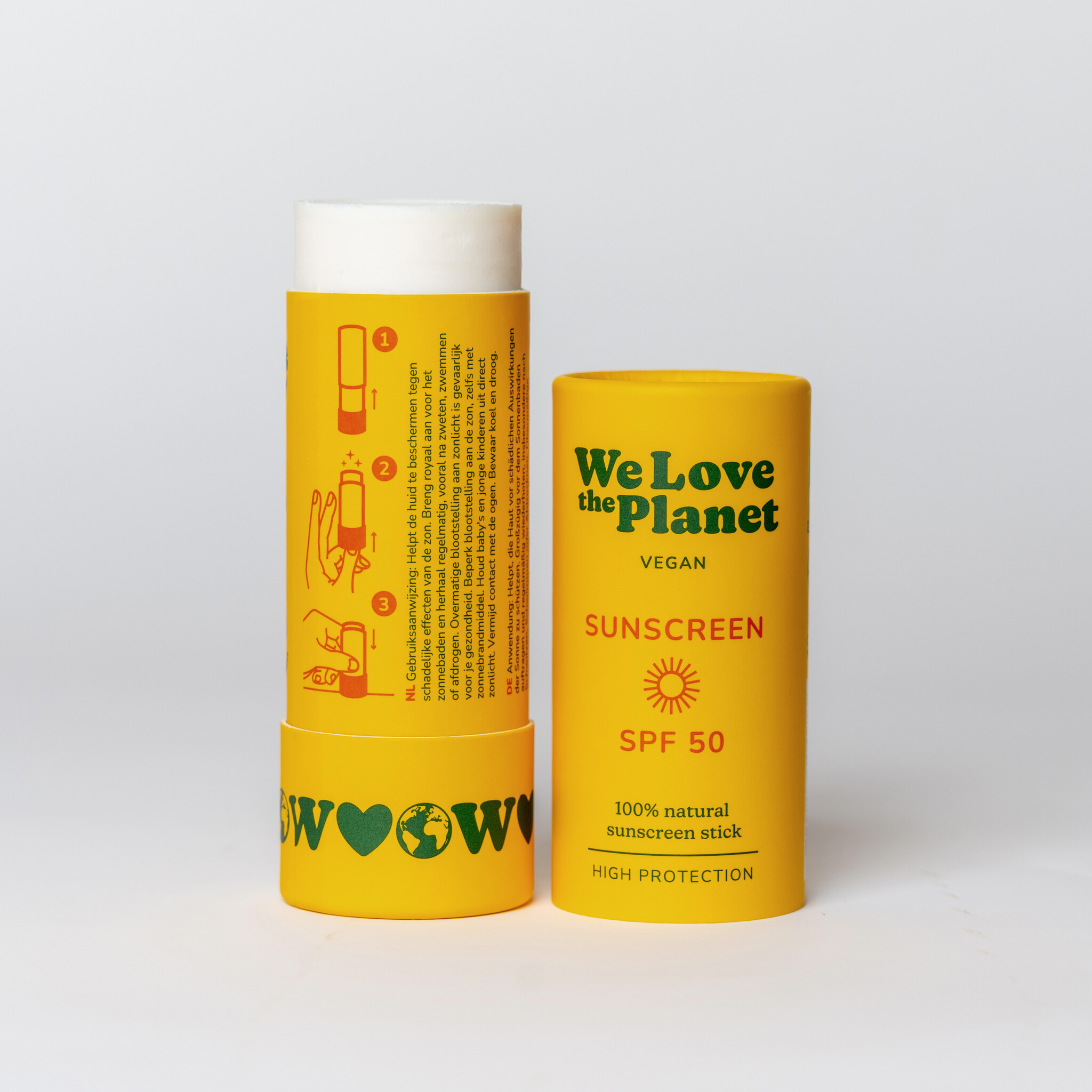 We Love The Planet Sunscreen stick 40 g - SPF 50 (Vegan)