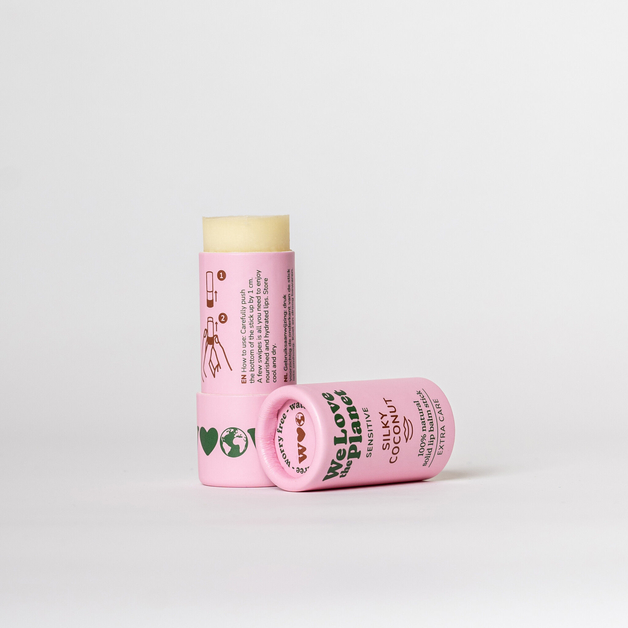 We Love The Planet Lipbalm 4,9 g - Silky Coconut