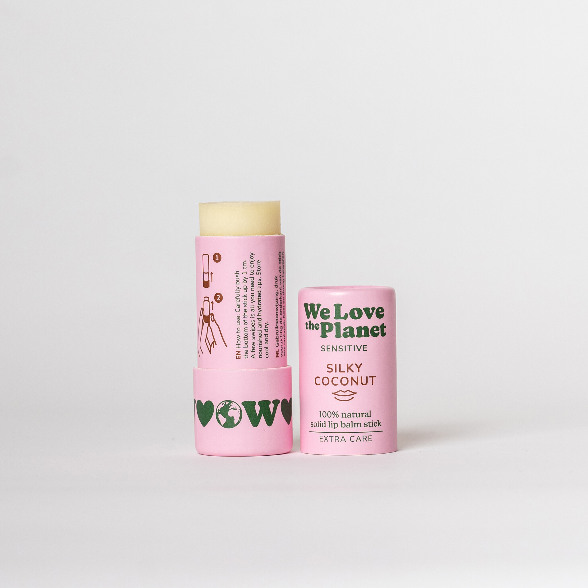 We Love The Planet Lipbalm 4,9 g - Silky Coconut