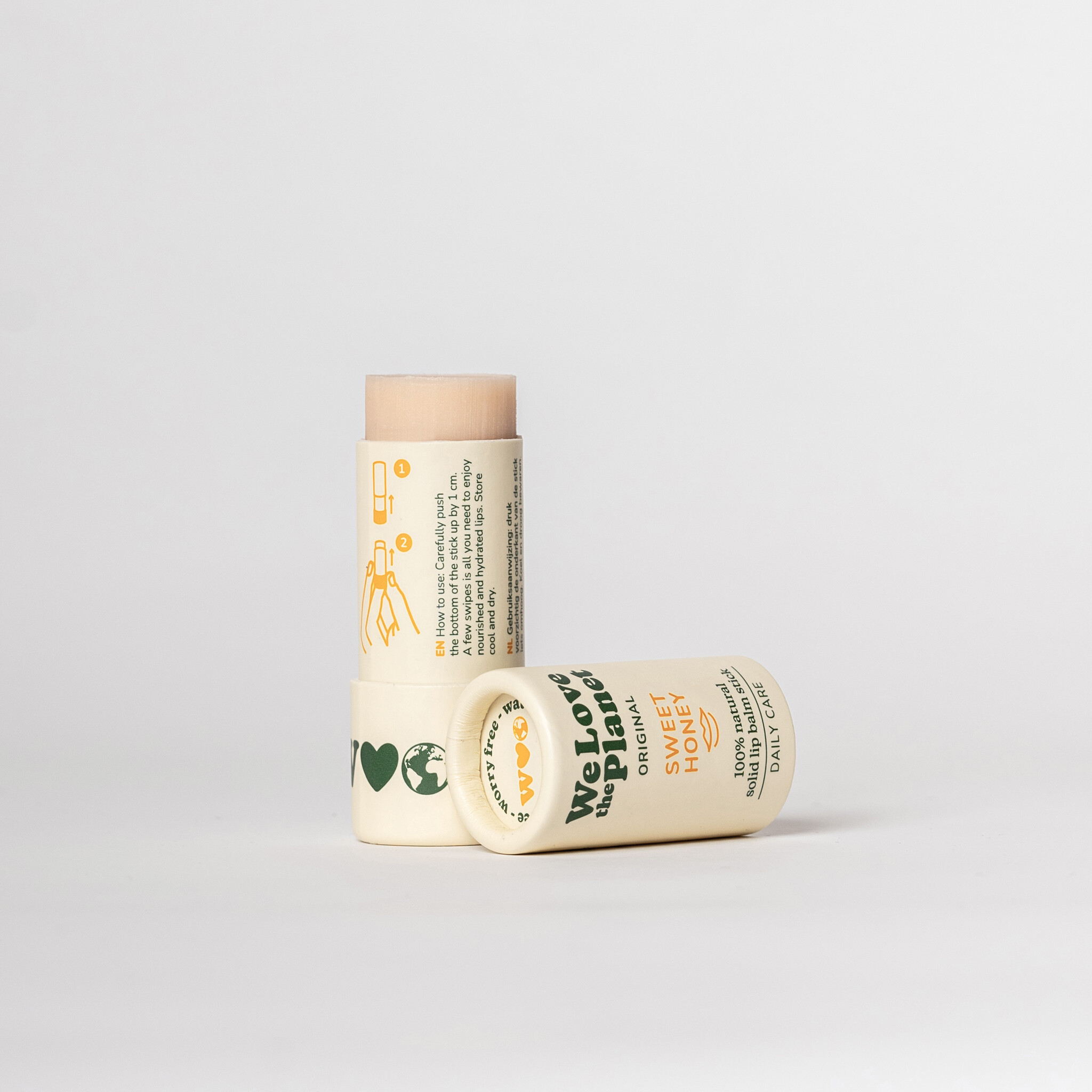 We Love The Planet Lipbalm 4,9 g - Sweet Honey