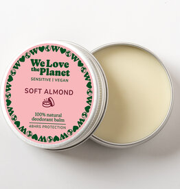 We Love The Planet Deodorant balm 35 g - Soft Almond (Vegan) (Sensitive)